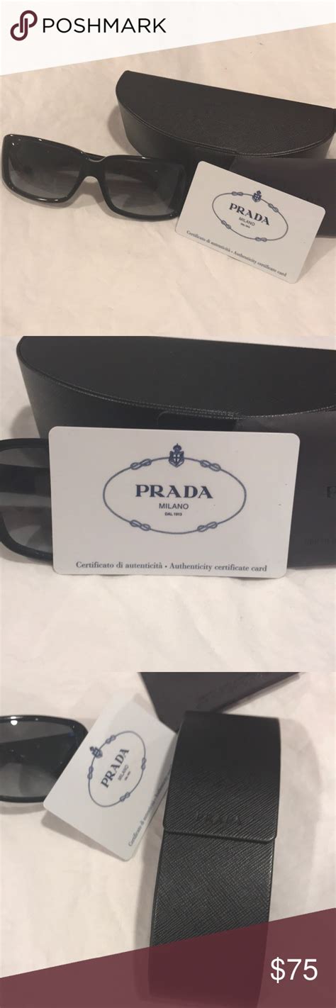 prada authenticity card sunglasses